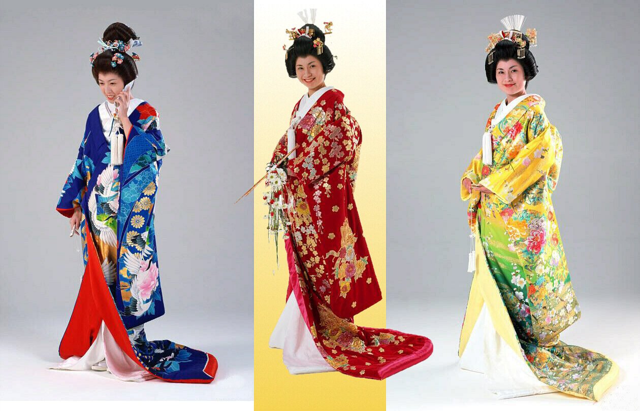 Женское кимоно Япония